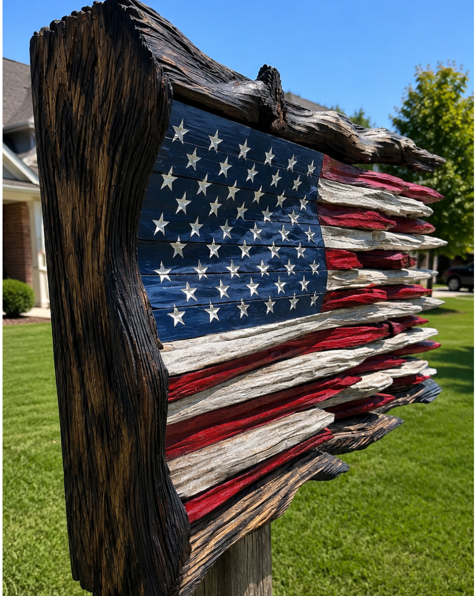 Handmade FREEDOM FLAG